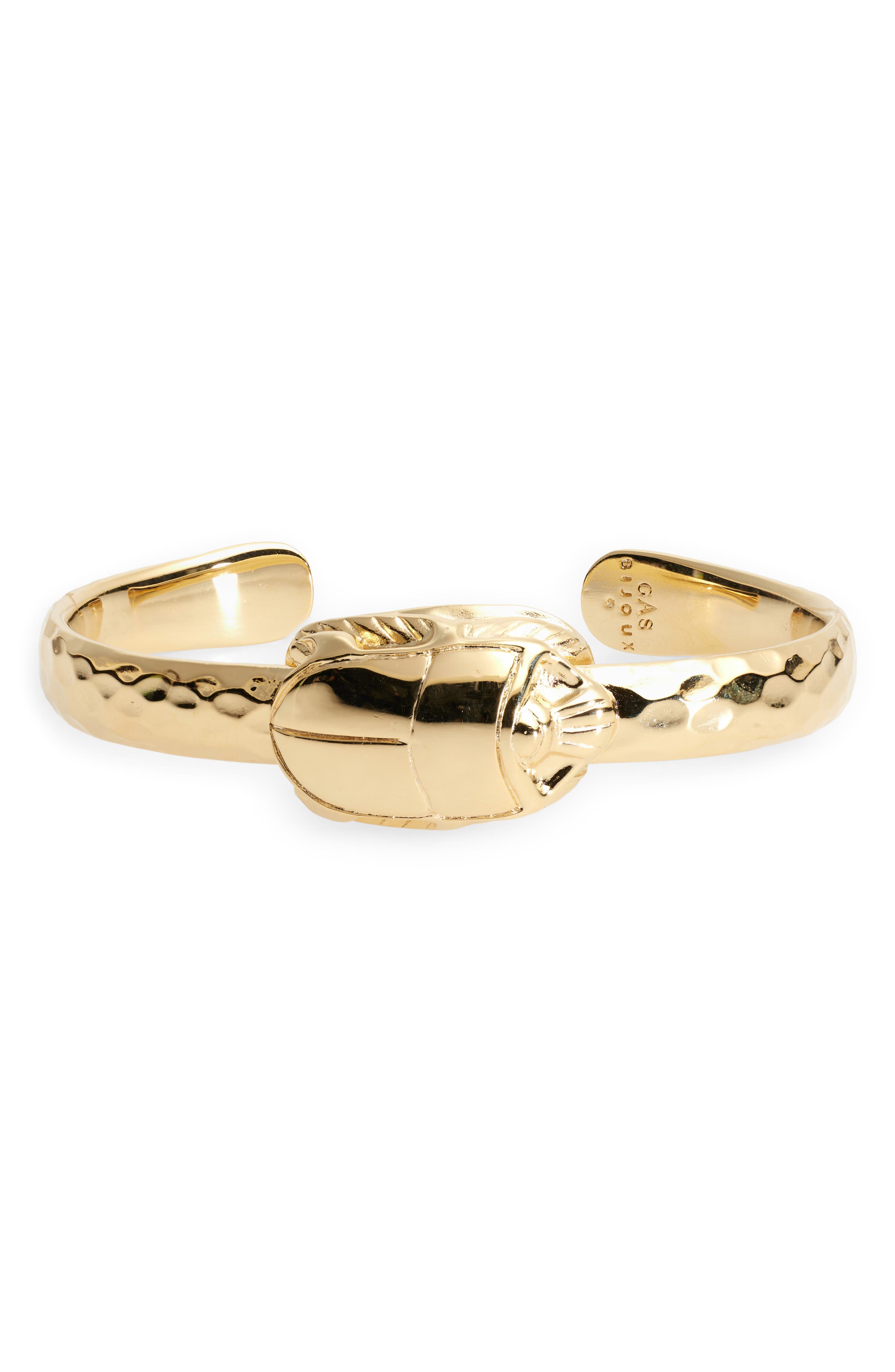 Gas Bijoux Scarabee Cuff Bracelet in Gold 