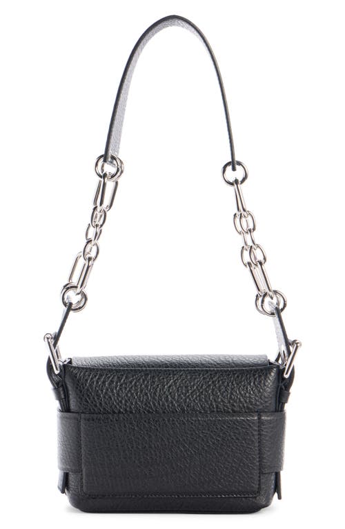 Shop Acne Studios Small Musubi Chain Strap Shoulder Bag In Black