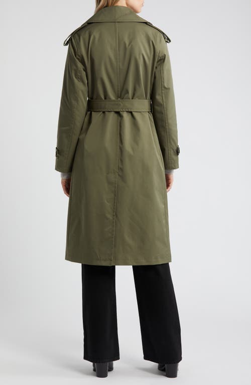 Sam Edelman Belted Trench Coat In Loden