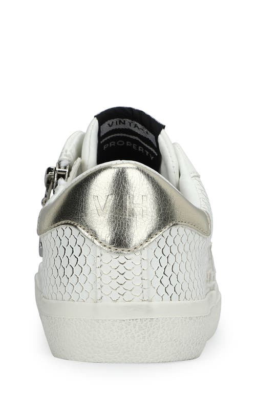 Shop Vintage Havana Kids' Gail Sneaker In White Snake Multi