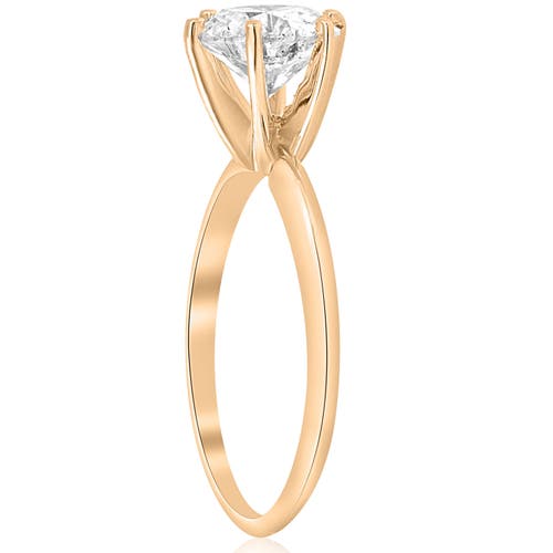 Bliss Diamond 14k Gold 1 1/2ct Round Solitaire Diamond Engagement Ring Lab Grown In 14k Yellow Gold