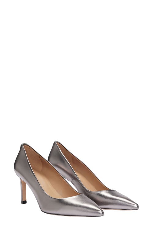 Hugo Boss Boss Janet Pointed Toe Pump In Silver