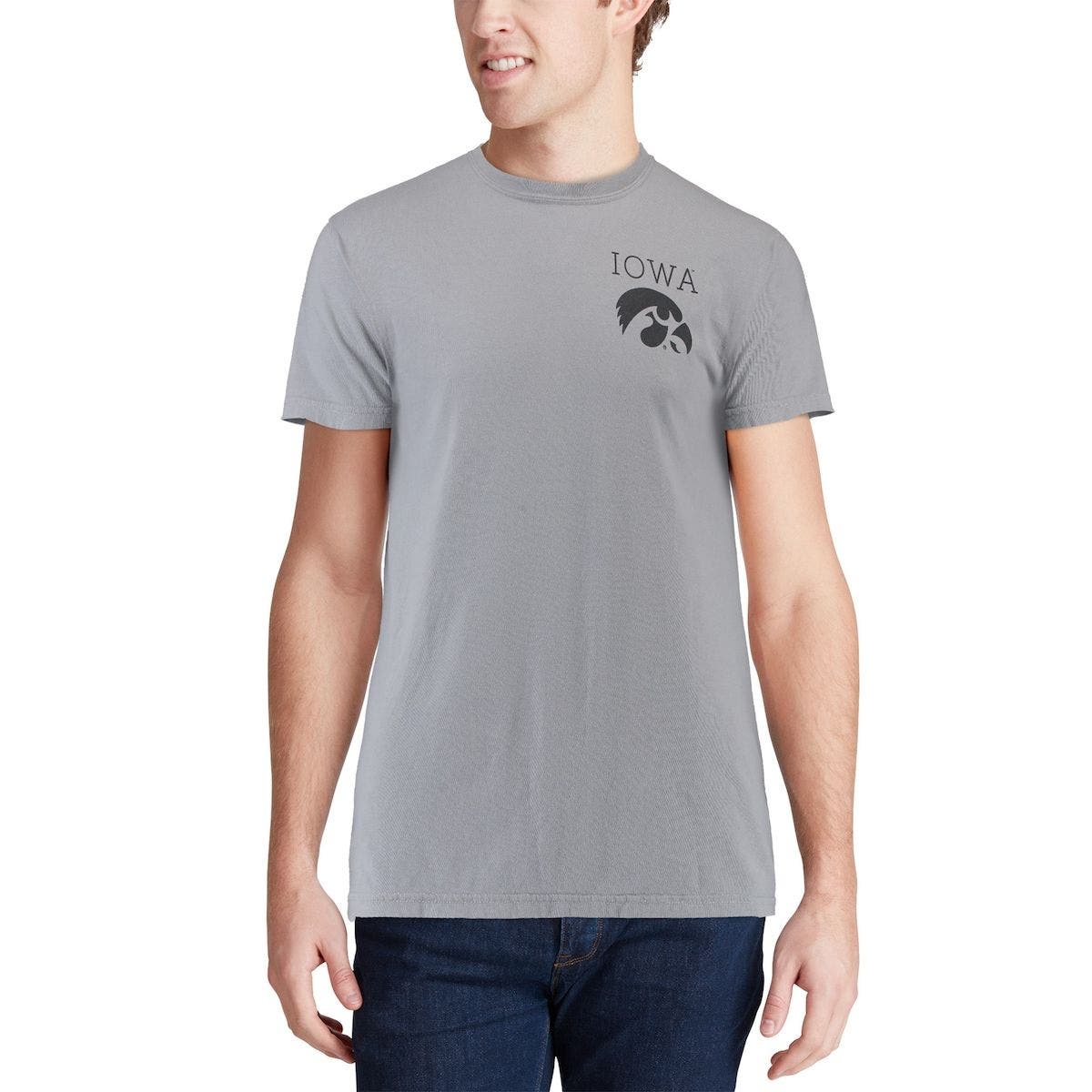 IMAGE ONE Men's Gray Iowa Hawkeyes 