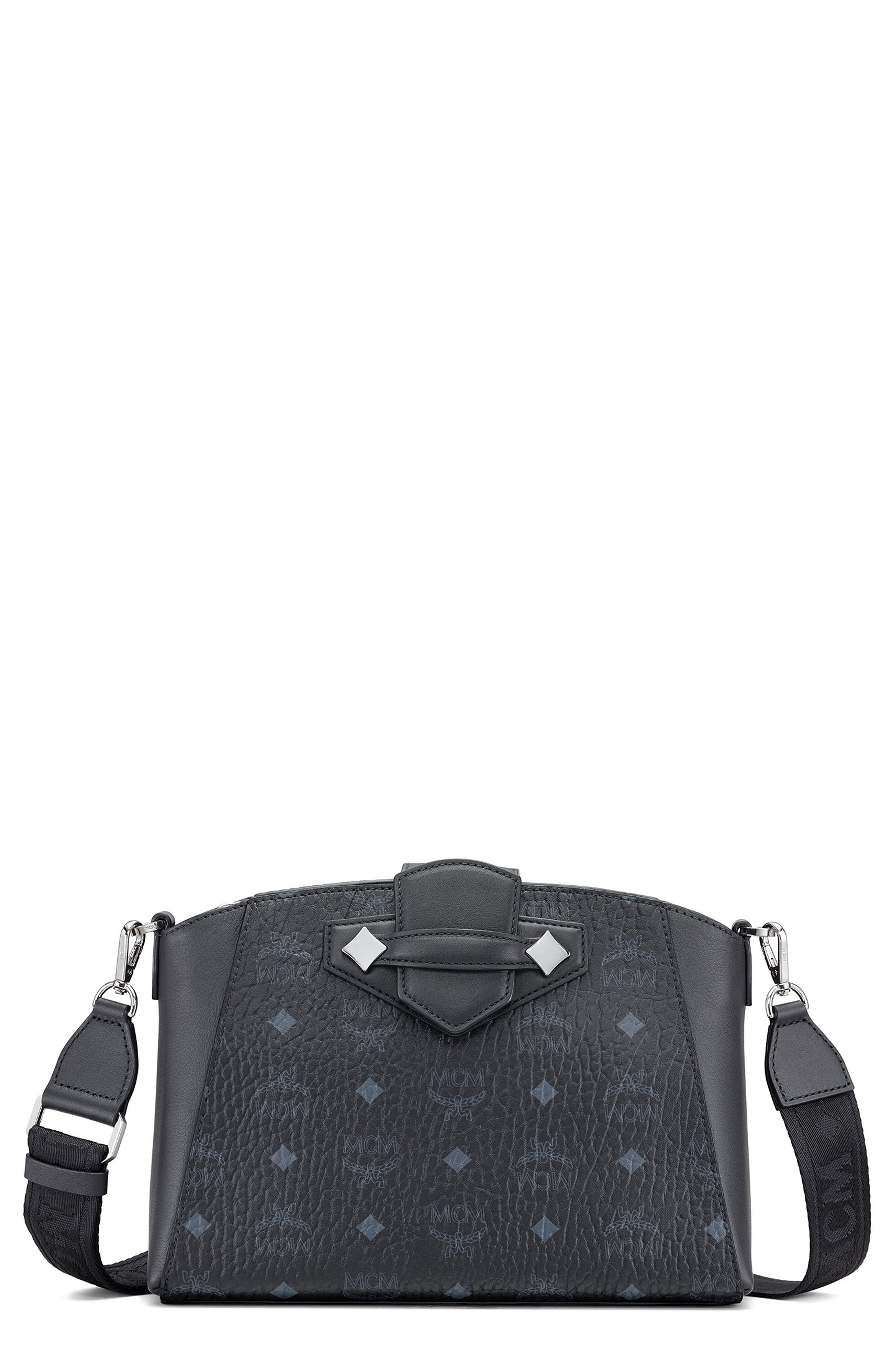 black mcm crossbody bag