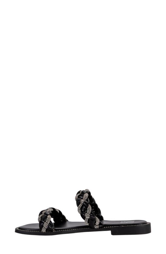 Lady Couture Sunny Embellished Slide Sandal In Black