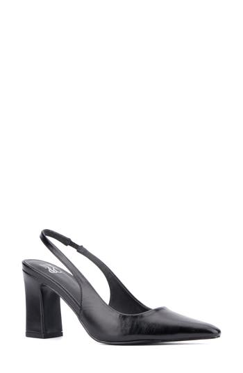 Shop New York And Company Theresa Slingback Pump In Black
