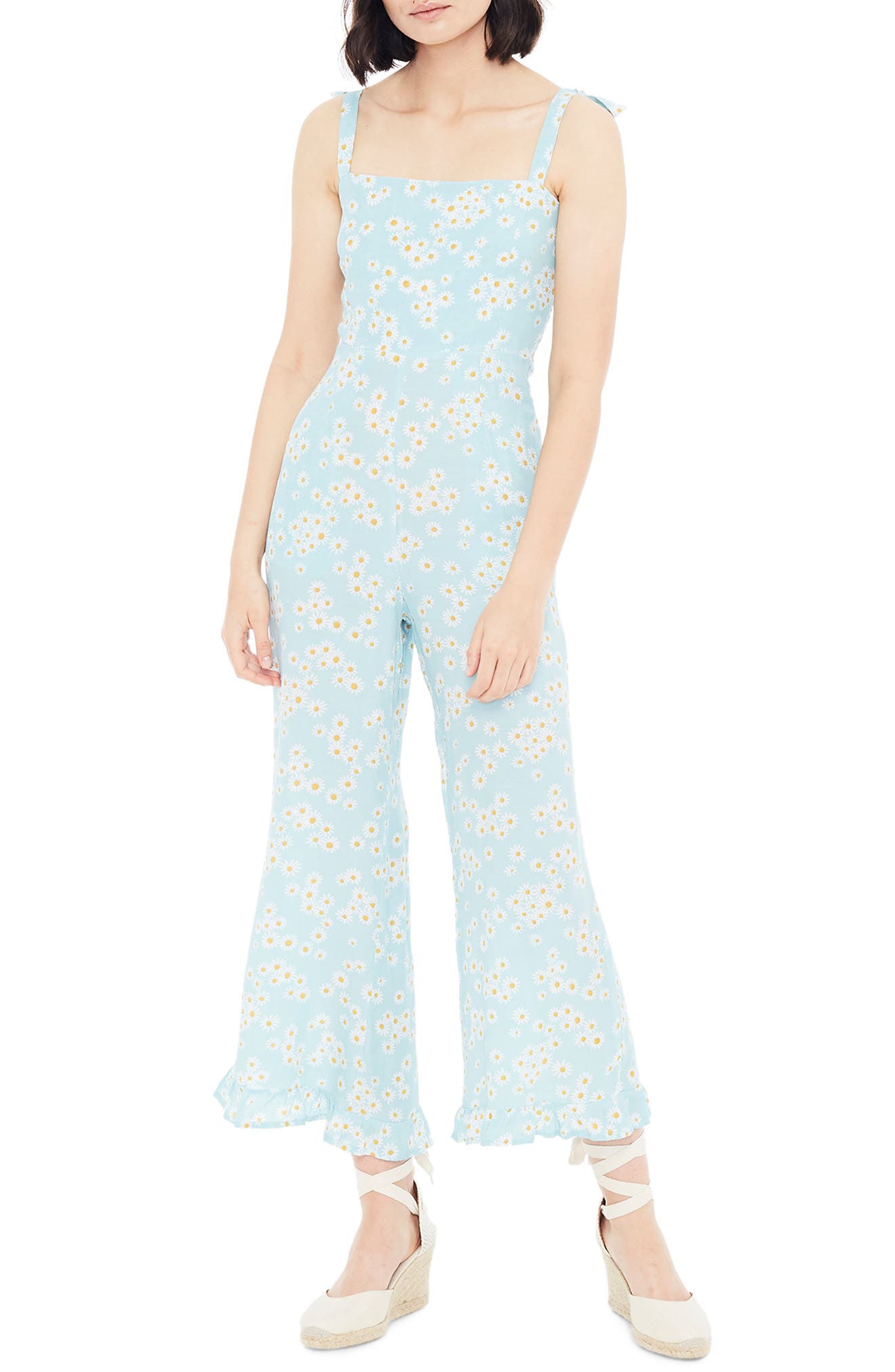 faithfull the brand blue jumpsuit