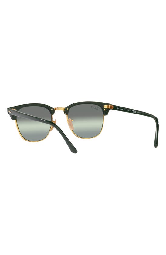 Ray Ban 55mm Square Clubmaster In Green