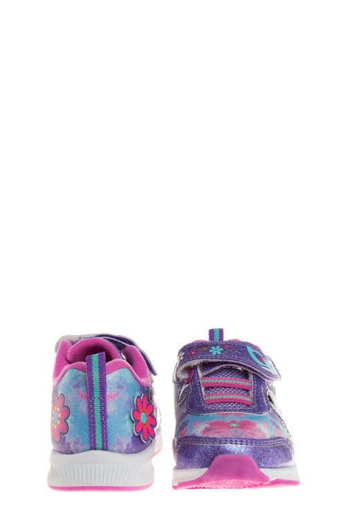 Shop Josmo Kids' Encanto® Light Up Sneaker In Purple/fuchsia