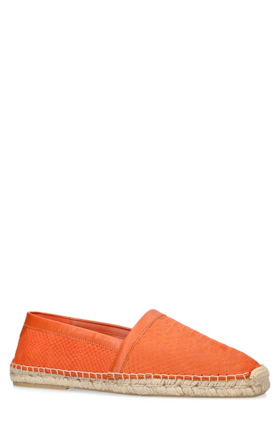 Shop Kurt Geiger London Isaac Espadrille Slip-on In Orange