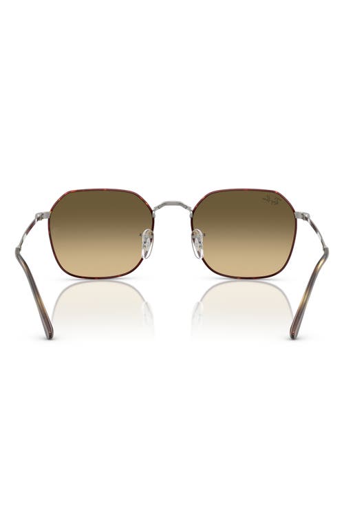 Shop Ray Ban Ray-ban Jim 53mm Gradient Irregular Sunglasses In Havana