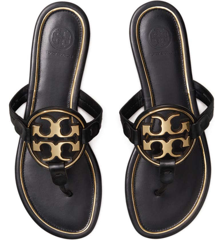 Tory Burch Metal Miller Leather Sandal | Nordstrom