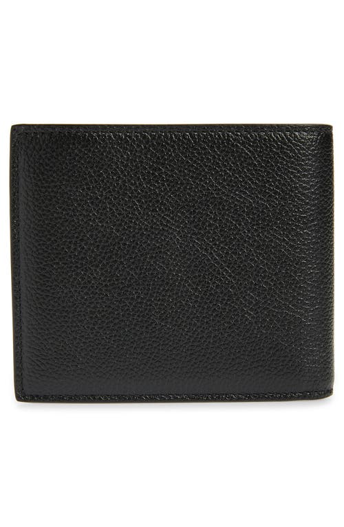 Shop Balenciaga Square Billfold Wallet In Black/white