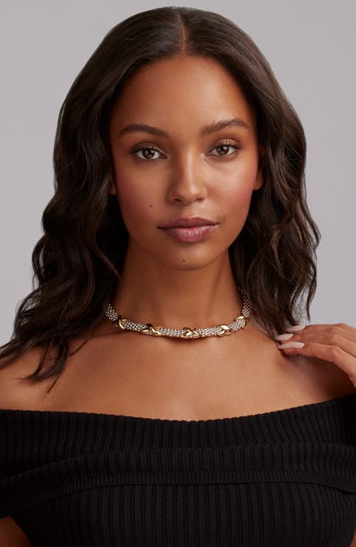 Shop Lagos Embrace Necklace In Gold/silver