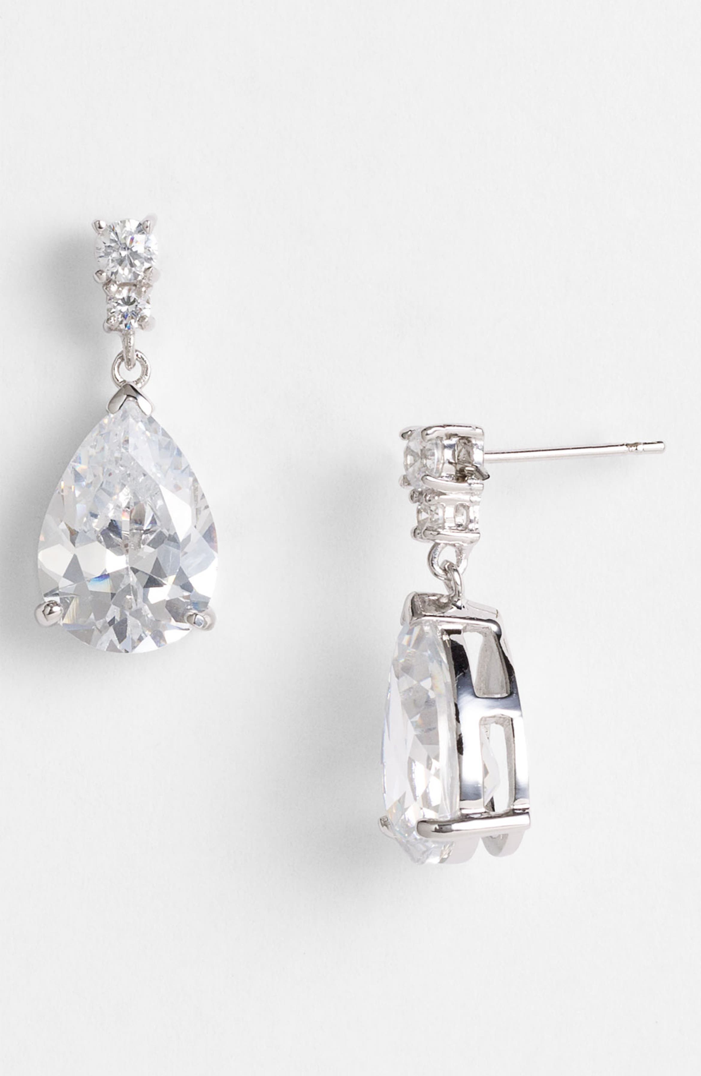 Cz by kenneth jay lane earrings Clearance