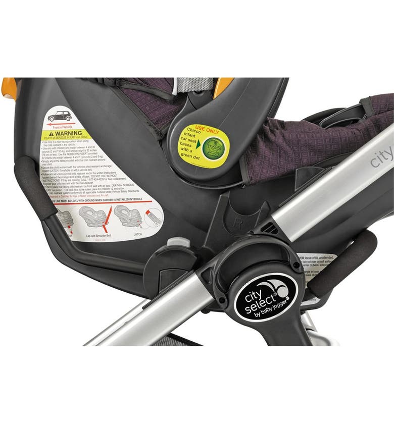 Baby Jogger Single City Selectu002FCity Premier Stroller to Chicco KeyFit 30 & Peg-Perego Primo Viaggio Car Seat Adapter