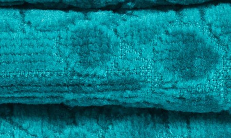 Shop Liberty London 4-piece Ianthe Cotton Washcloths In Teal