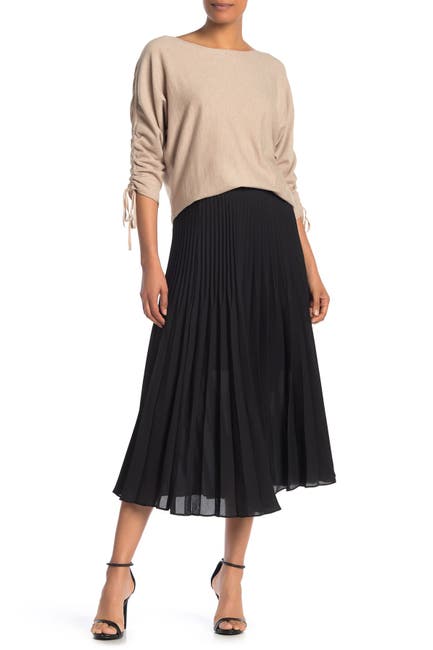 Max Studio | Pleated Midi Skirt | Nordstrom Rack