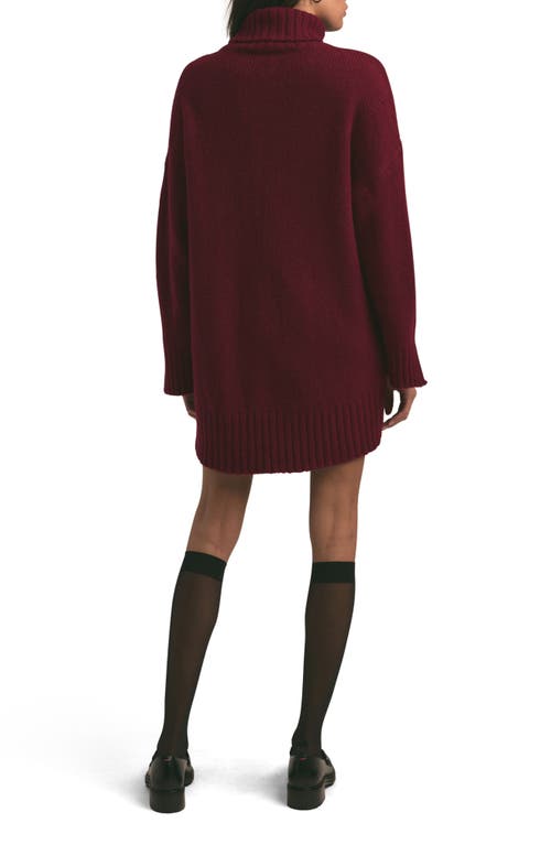 Shop Favorite Daughter The St. James Wool & Cashmere Blend Turtleneck Sweater Dress In Vineyard