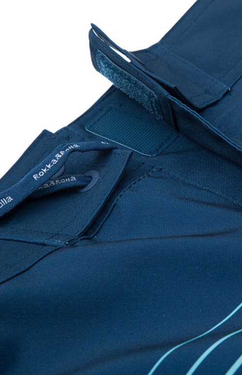 Rokka&rolla 4-way Stretch Performance Board Shorts In Hawaiian Slush