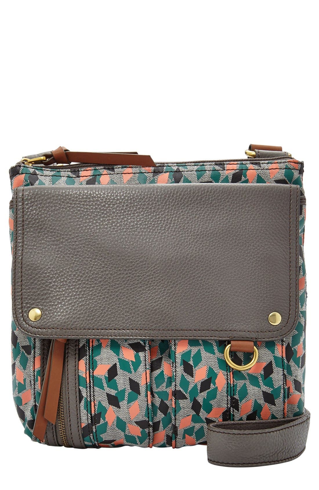 fossil morgan leather crossbody bag