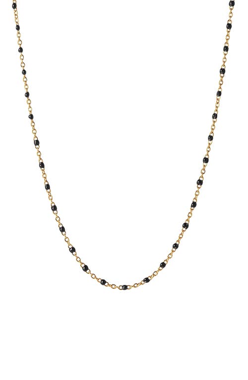 Beaded Chain Necklace in Gold Vermeil