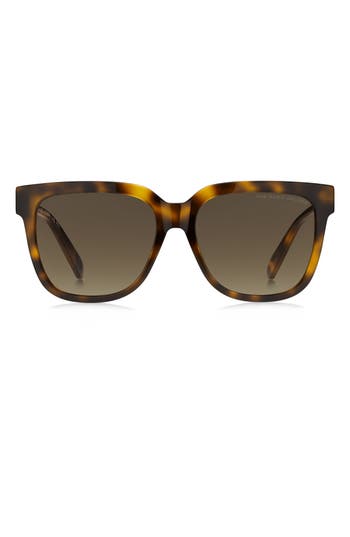 Marc Jacobs 55mm Square Sunglasses In Havana 2