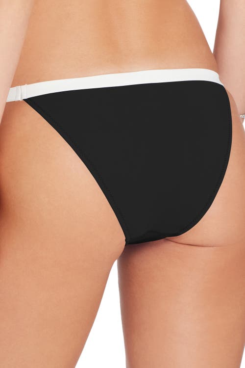 Valimare St Barths Colorblock Bikini Bottom In Black