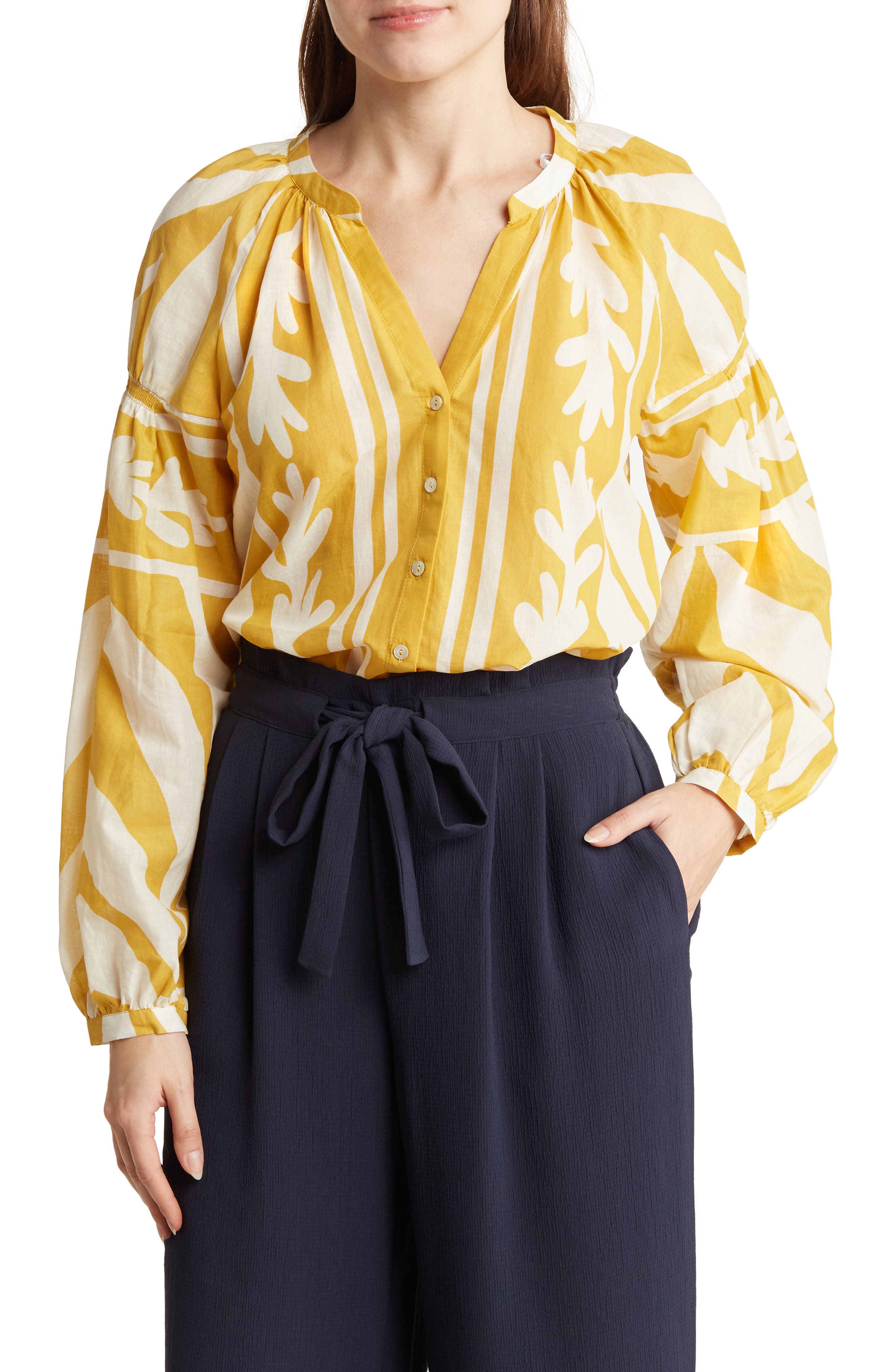 dressy yellow blouses