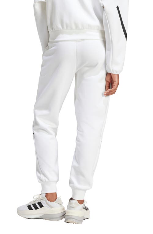 Shop Adidas Originals Adidas Z.n.e. Primeknit Training Joggers In White