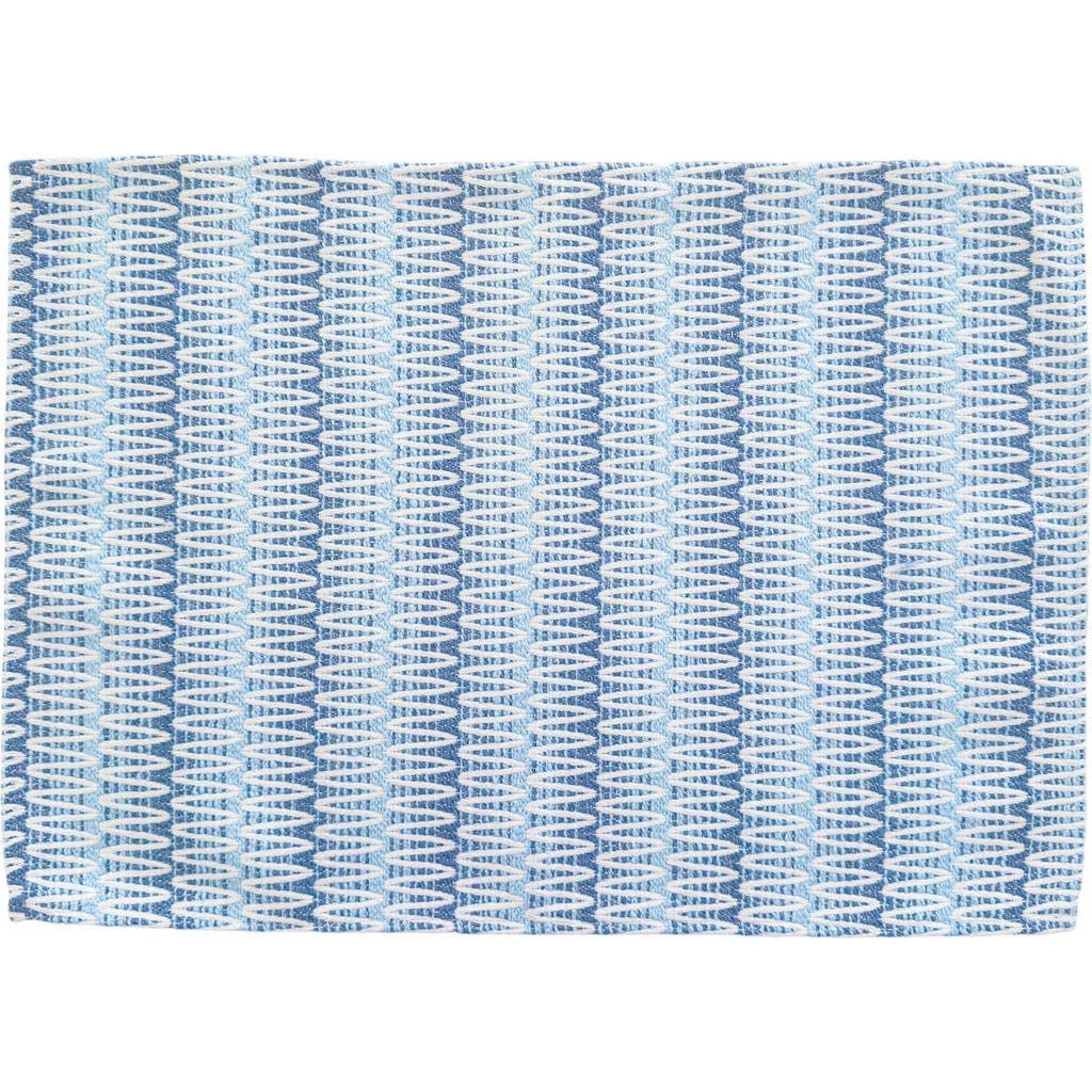 Anaya Summer Twist Indoor Outdoor Placemat In Blue