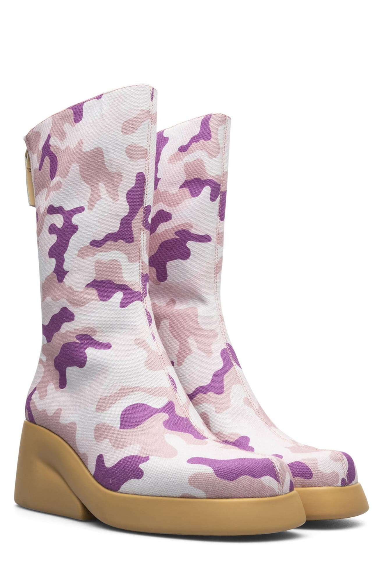 camper wedge boots