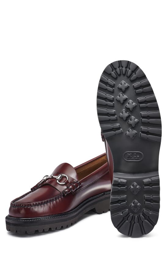 G.h.bass Lincoln Weejun Lug Loafer In Wine