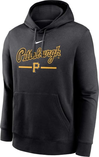 Men's Pittsburgh Pirates Nike Black Authentic Collection Therma Performance  Pullover Hoodie