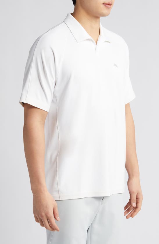 Shop Tommy Bahama Ace Tropic Solid Performance Polo In White