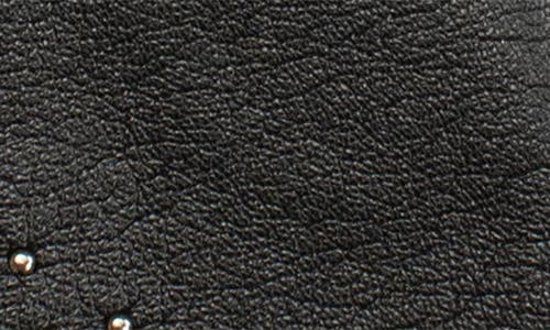 Marcus Adler Studded Faux Leather Gloves In Black