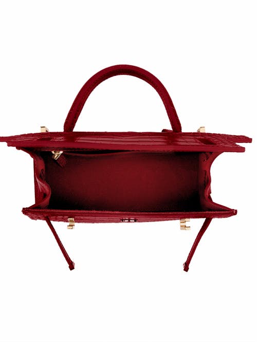 Teddy Blake Ava Croco 9" In Darkred