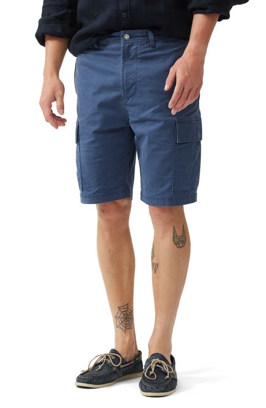 Shop Rodd & Gunn Arkles Bay Cargo Shorts In Denim