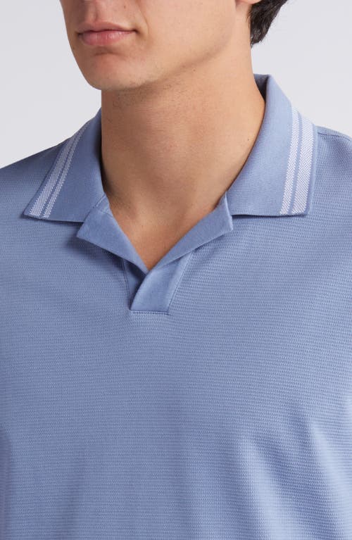 Shop Hugo Boss Boss Pye Polo In Open Blue