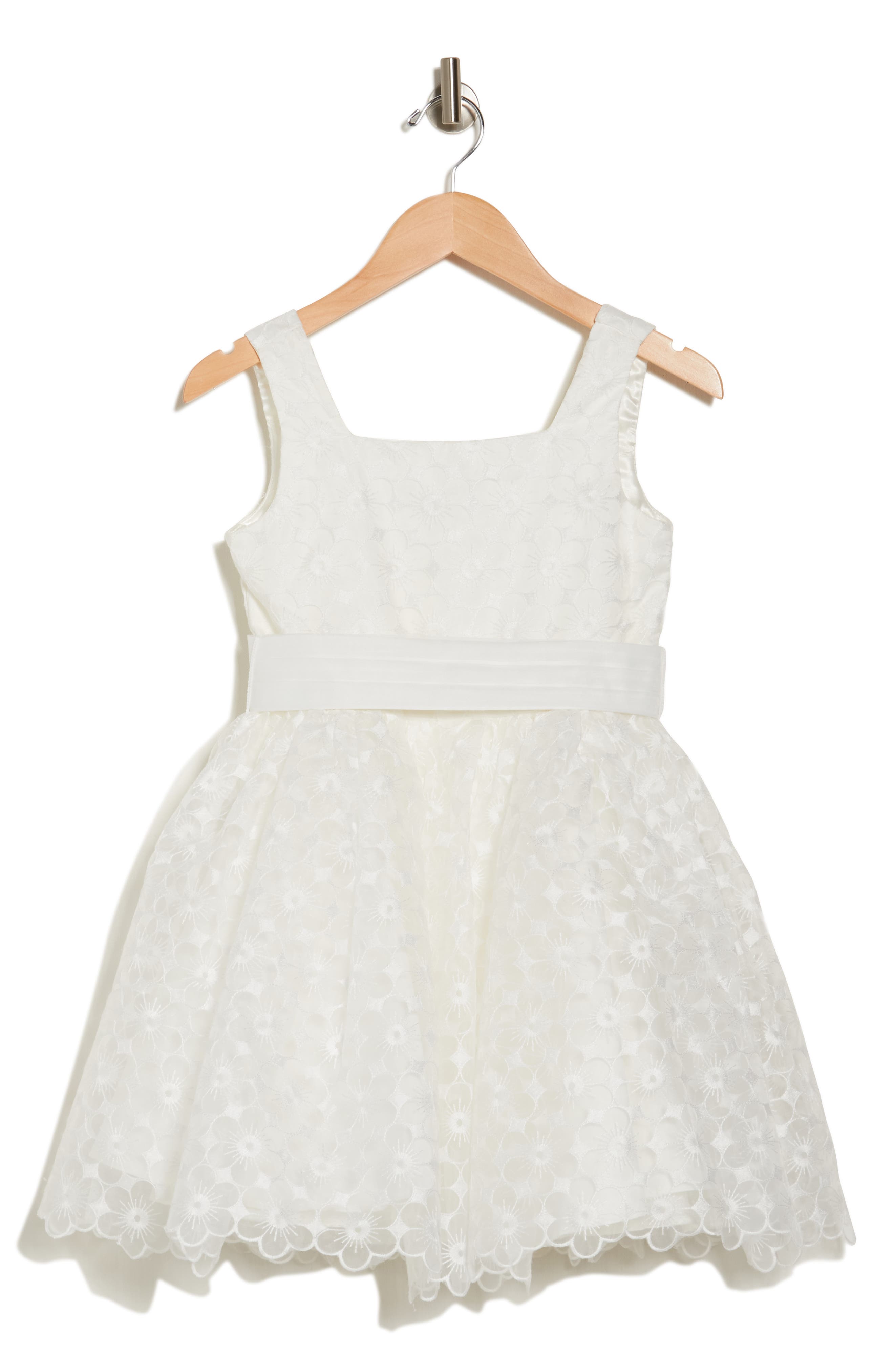 Jessica Simpson White Lace Dress