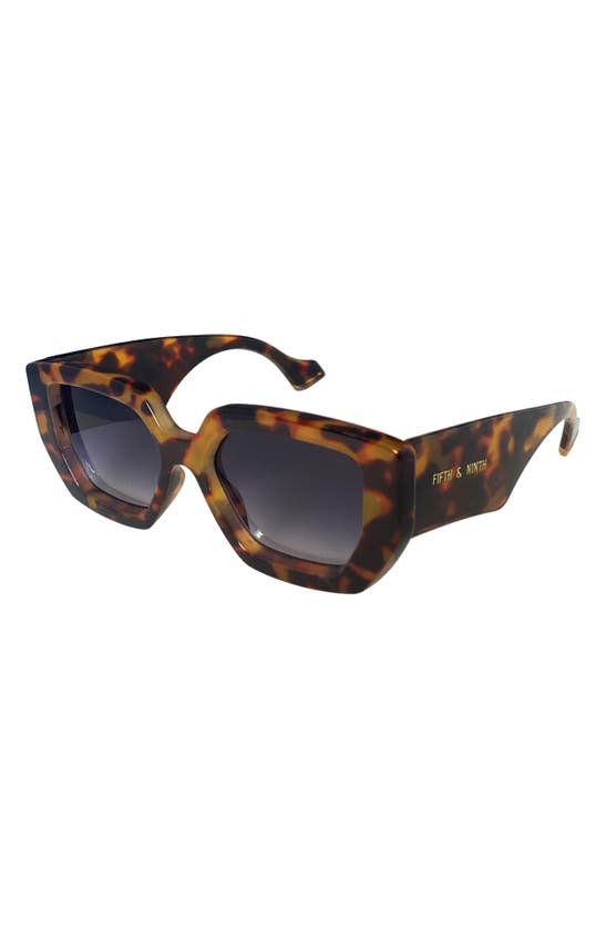 FIFTH & NINTH FIFTH & NINTH RUE 67MM POLARIZED SQUARE SUNGLASSES