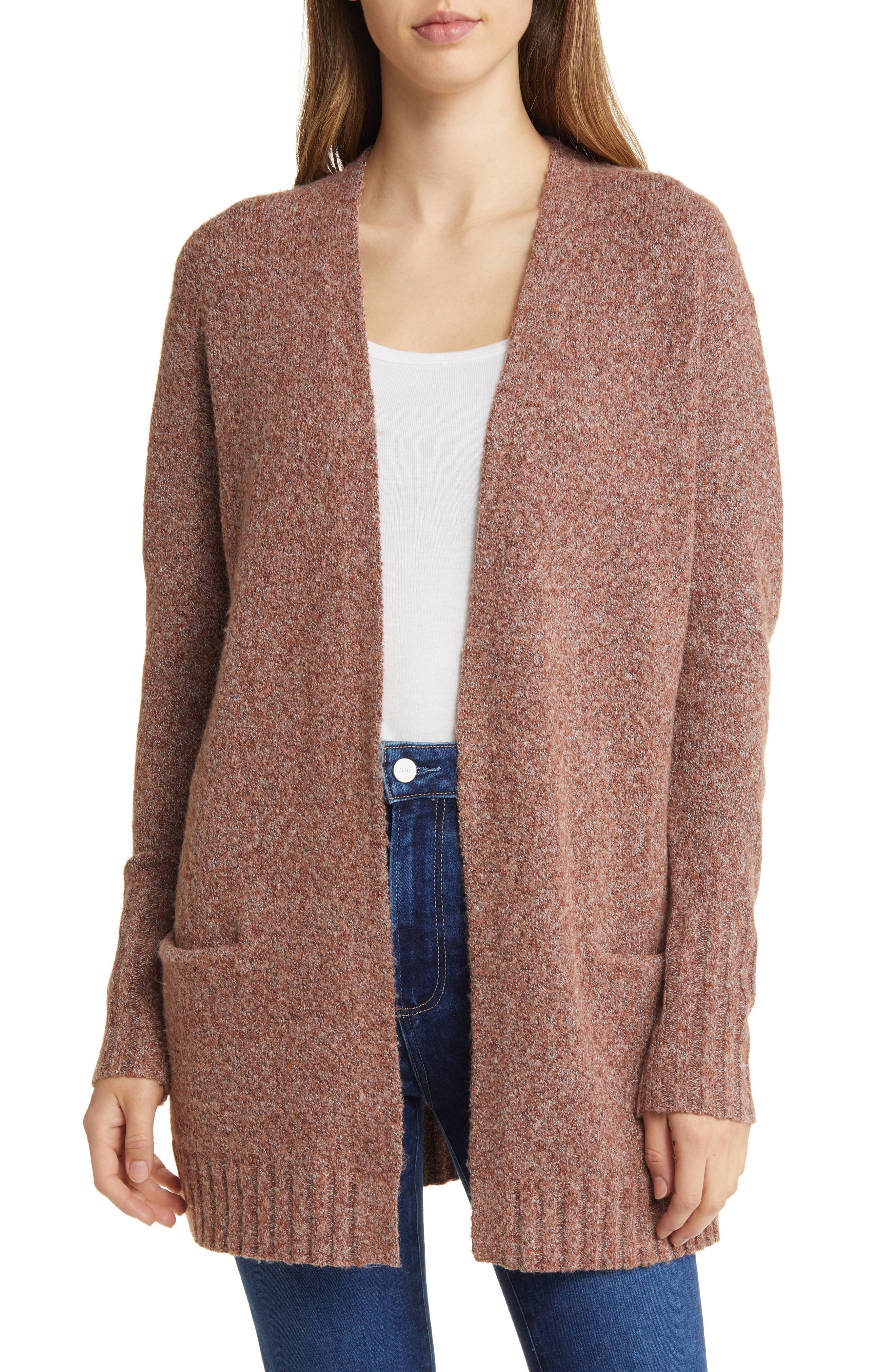 Caslon® Open Front Cardigan | Nordstrom