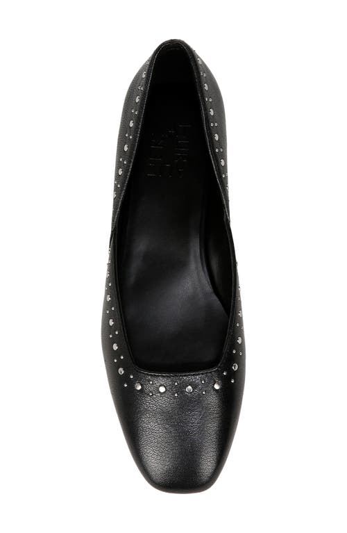 Naturalizer Cody Skimmer Flat In Black Leather