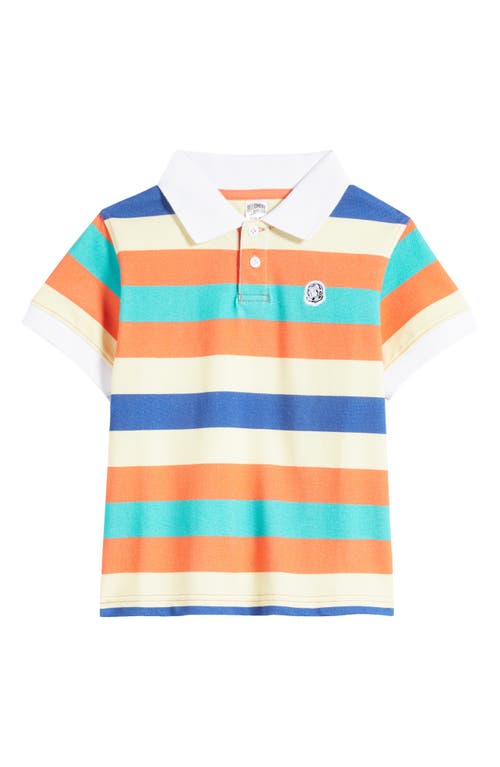 Billionaire Boys Club Kids' Space Race Cotton Polo Hot Coral at Nordstrom,