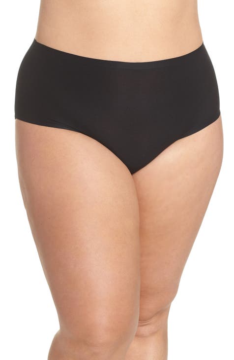 Chantelle Plus Size Seamless Soft Stretch Hipster Black – Belle Mode  Intimates