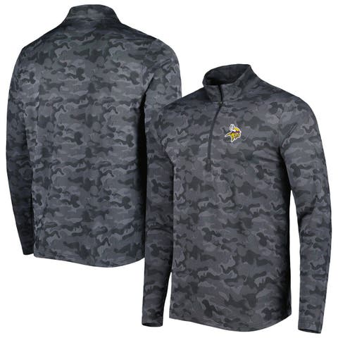 Antigua Men's Antigua Black Las Vegas Raiders Brigade Quarter-Zip