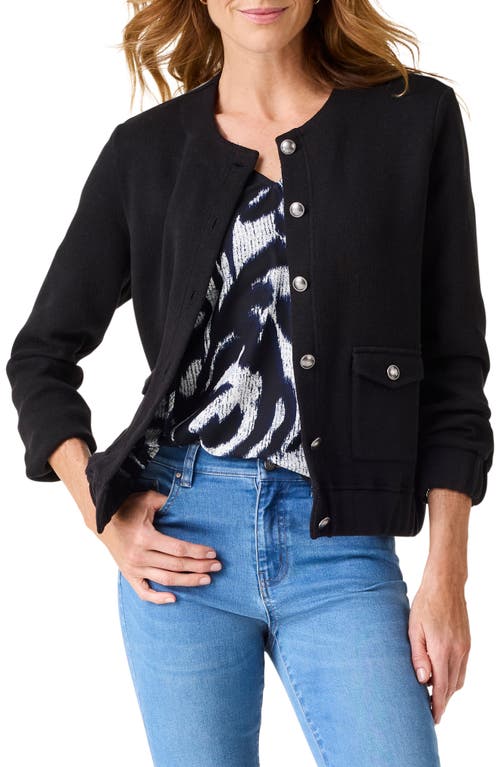 NIC + ZOE NIC+ZOE KNIT COTTON UTILITY JACKET 