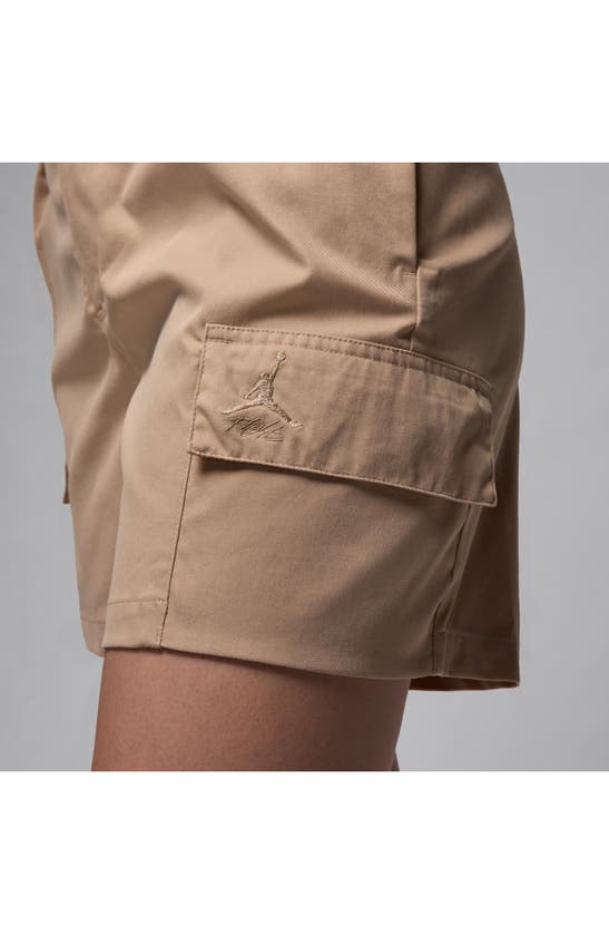 Shop Jordan Chicago Water Repellent Cargo Shorts In Legend Medium Brown