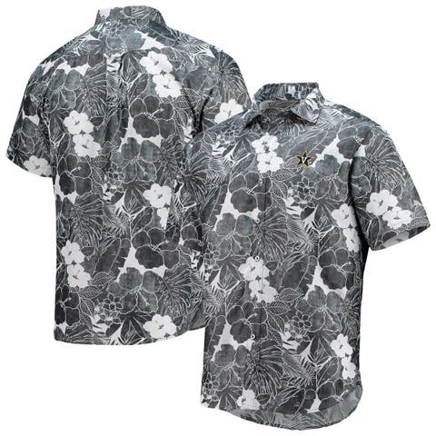 Boston Red Sox Tommy Bahama Barrie Batik Button-Up Shirt - Black