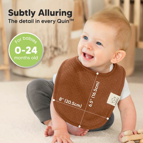 Keababies 8-pack Quin Drool Bibs In Basics